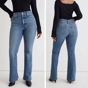 Madewell Women's Boot Cut Jeans in Classic Blue